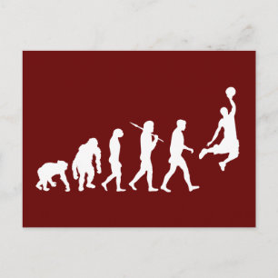 Hoops Basketball Slam Dunk Evolution Basketball Postkarte