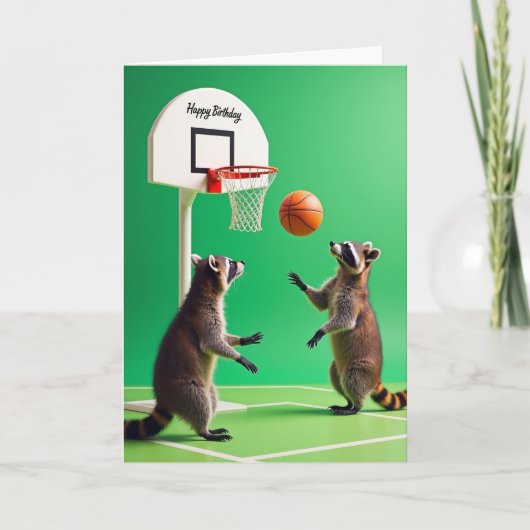 Hoops Geburtstagskarte Karte (Vorderseite)