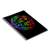 Hoops Girls unterschätzen Basketball nie Notizblock (Rechte Seite)