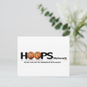 HoopsNetwork.com Postkarte (Stehend Vorderseite)