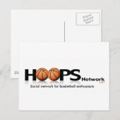 HoopsNetwork.com Postkarte (Vorne/Hinten)