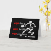 HOOPZONE "erhalten Well-NEVER" 12x18karte w/plain Karte (Gelbe Blume)