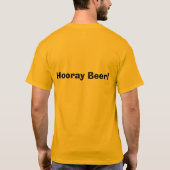 hooray Bier T-Shirt (Rückseite)
