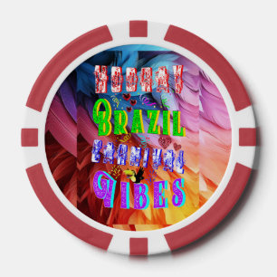 Hooray Brazil Carnival Vibes Pokerchips