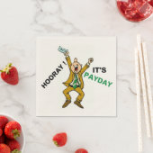 HOORAY! ES IST ZAHLTAG SERVIETTE (Beispiel)