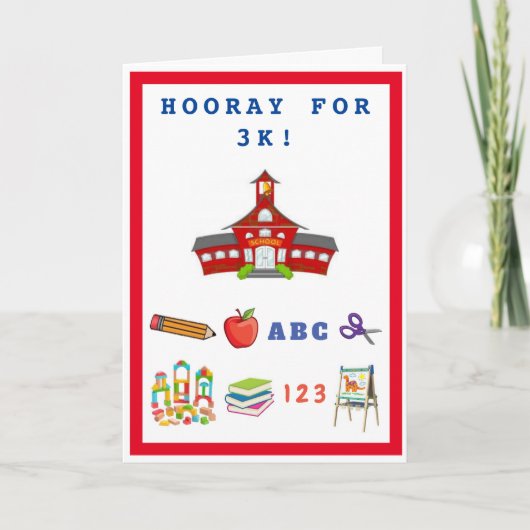 Hooray for 3K card Karte (Vorderseite)