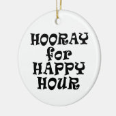 Hooray für Happy Hour Ornament (Links)