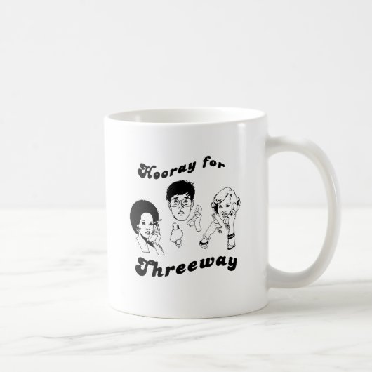 HOORAY FÜR THREEWAY KAFFEETASSE (Rechts)