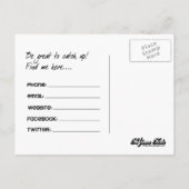 HOORAY! Scheidungs-Mitteilungs-Karten Ankündigungspostkarte (Rückseite)