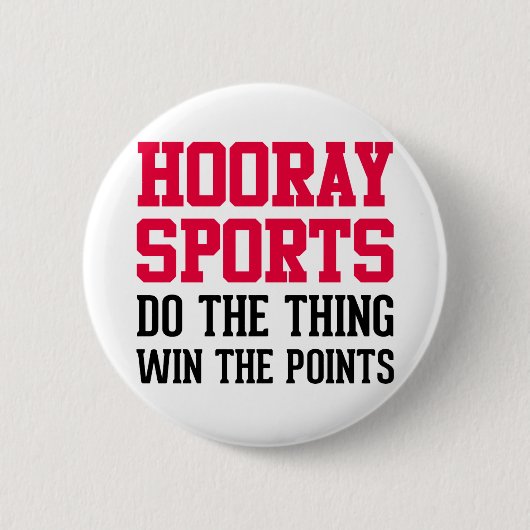 Hooray Sport Button (Vorderseite)