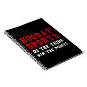 Hooray Sport Notizblock (Rechte Seite)