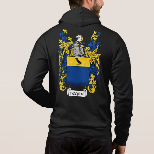 Hoorde Coat of Arms Men's Hoodie (Rückseite)