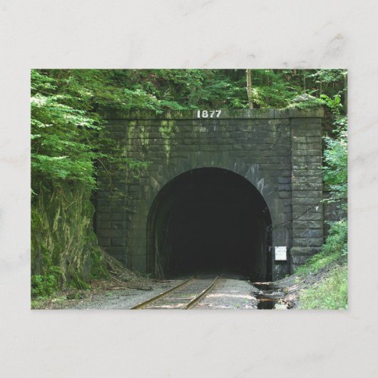Hoosac Tunnel Ostportal Florida MA 2008 Postkarte (Vorderseite)