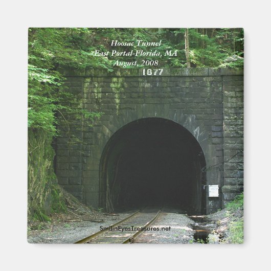 Hoosac Tunnel Ostportal Florida MA Magnet (Vorne)