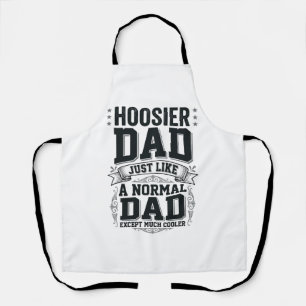 Hoosier Dad Vintage-Ätz-Zitat-Shirt-Design_1 Schürze