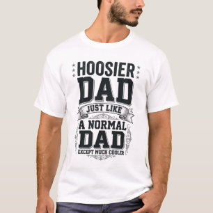 Hoosier Dad Vintage Gravur Zitat Shirt Design_1