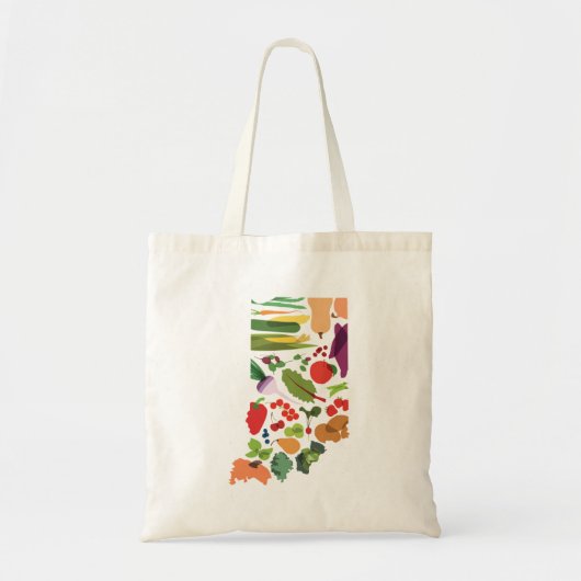 Hoosier Food Tote Bag Tragetasche (Vorne)