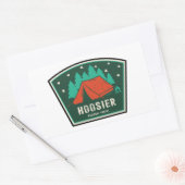 Hoosier National Forest Camping Rechteckiger Aufkleber (Umschlag)