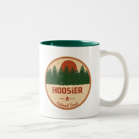 Hoosier National Forest Zweifarbige Tasse (Rechts)
