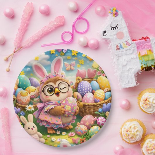 hoot at easer party plate pappteller (Party)