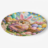 hoot at easer party plate pappteller (Schrägansicht)