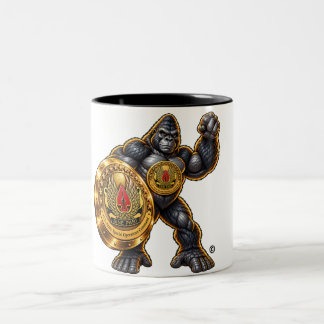 HOOT DER GORILLA — HELDEN-TASSE ZWEIFARBIGE TASSE