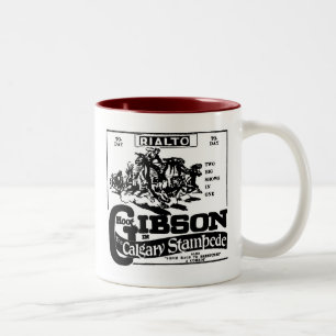 Hoot Gibson CALGARY STAMPEDE 1925 Zweifarbige Tasse
