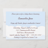 Hoot! Hoot! Ein kleiner Junge ist unterwegs! Einladung (Rückseite)