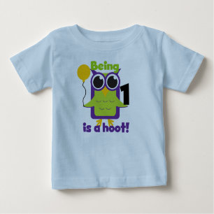 Hoot Owl 1. Geburtstag T - Shirt und Geschenke