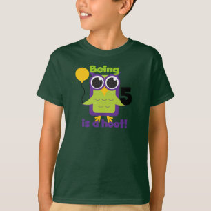 Hoot Owl 5. Geburtstag T - Shirt und Geschenke