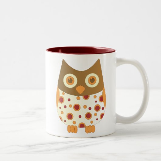 Hoot Owl Zweifarbige Tasse (Rechts)