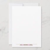 Hoot Owls Green Neutral Baby Dusche (alte Version) Einladung (Rückseite)