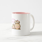 Hoota Mutter Zweifarbige Tasse (VorderseiteRechts)