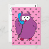 Hootie Call Postkarte (Vorne/Hinten)