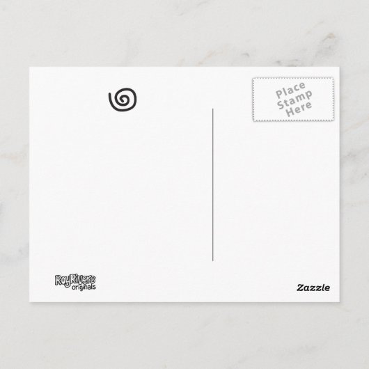 Hootie Call Postkarte (Rückseite)