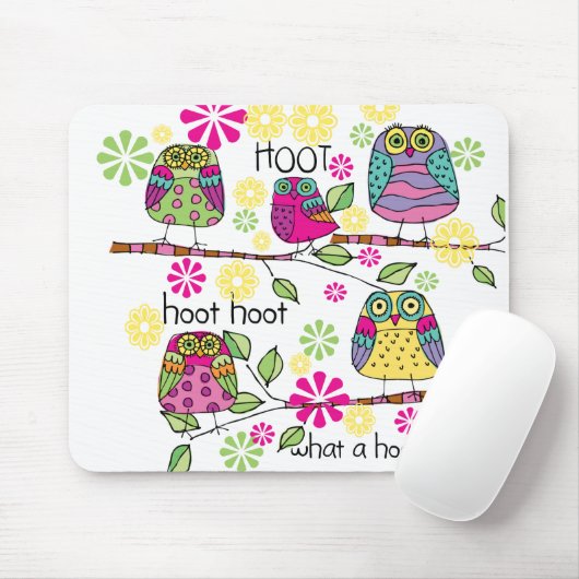 Hootie Eule Mousepad (Mit Mouse)