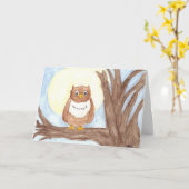 Hootie Grußkarte Karte (Gelbe Blume)