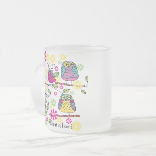 Hootie Owls Mattglastasse (Vorderseite Links)
