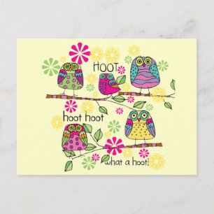 Hootie Owls Postkarte