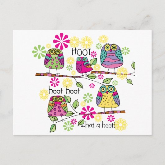 Hootie Owls Postkarte (Vorderseite)