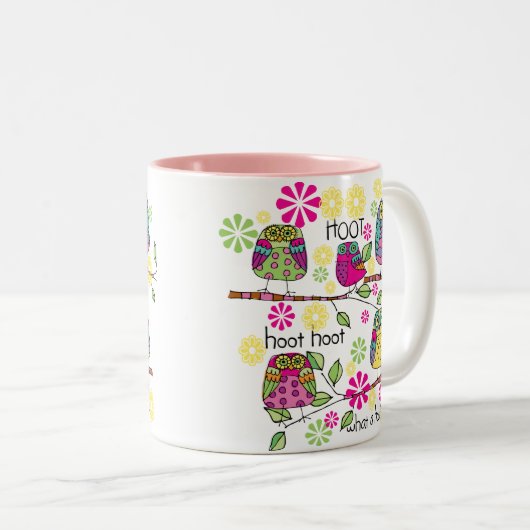 Hootie Owls Zweifarbige Tasse (VorderseiteRechts)