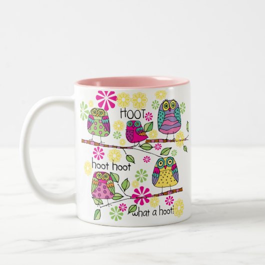 Hootie Owls Zweifarbige Tasse (Links)