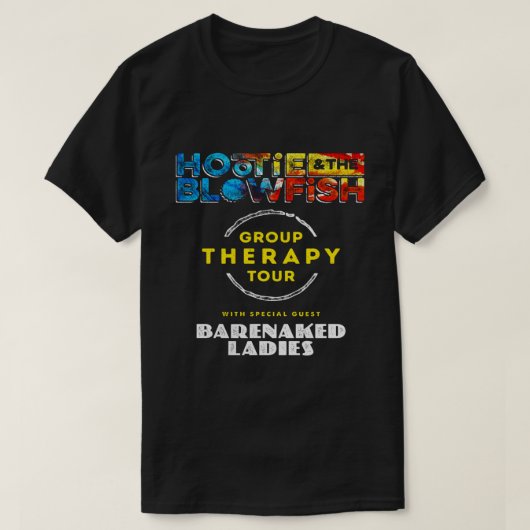 Hootie The Blowfish Group Therapy Tour 2019 2020 T-Shirt (Design vorne)