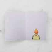 Hootieren Sie die Goldschmiedkarte für das Baby Karte (Innenseite)