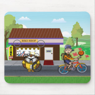 Hootin' Cycles Mousepad