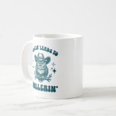 Hootin' leitet Hollerers lustigen Western Cowboy Kaffeetasse (Vorderseite Links)