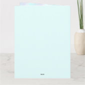 "Hooting for a Good Read!" Buchliebhaber BIRTHDAY Karte (Rückseite)