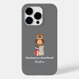 "Hooting for a Good Read!" Buchliebhaber Case-Mate iPhone 14 Pro Hülle