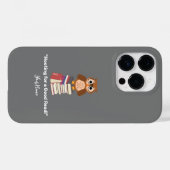 "Hooting for a Good Read!" Buchliebhaber Case-Mate iPhone Hülle (Rückseite (Horizontal))
