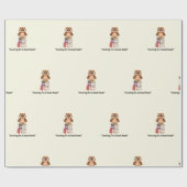 "Hooting for a Good Read!" Buchliebhaber Geschenkpapier (Flach)